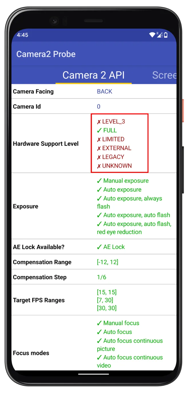 Перевірка Camera2 API